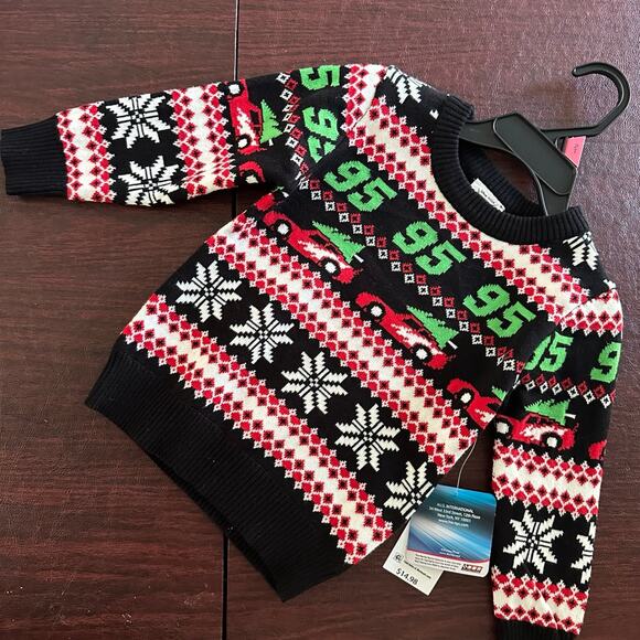 Disney cars lightning McQueen Christmas sweater - Picture 1 of 2